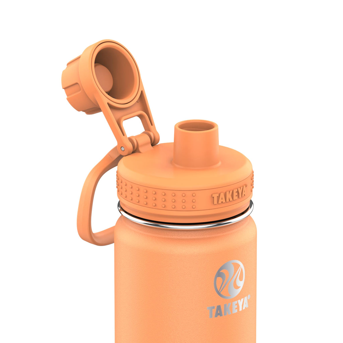 Takeya Actives insulated bottle keeps beverages cold up to 24 hours.