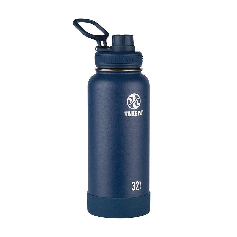 Takeya Actives insulated bottle with spout lid for spill-free sipping on the go