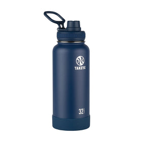 Takeya Actives insulated bottle with spout lid for spill-free sipping on the go