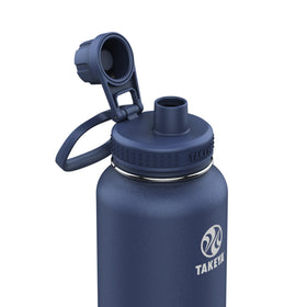 Takeya Actives spout lid showing insulated leakproof design