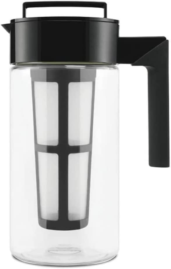 Takeya airtight leak-proof lid preserves aroma for fresh batches.