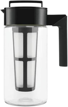 Takeya airtight leak-proof lid preserves aroma for fresh batches.