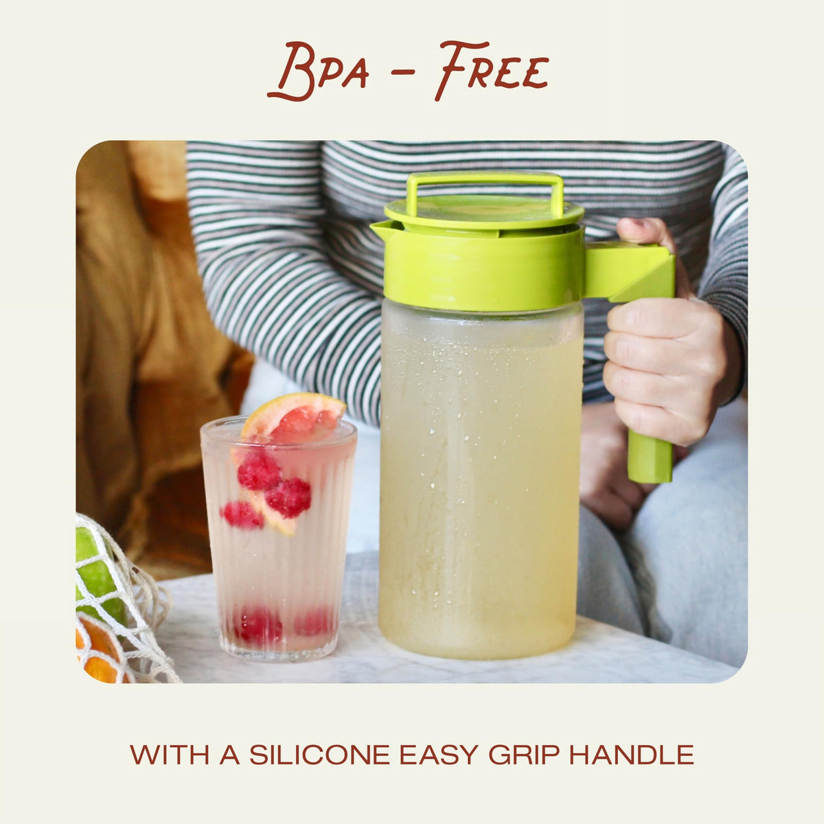 Takeya dishwasher-safe design simplifies cleaning after entertaining guests.
