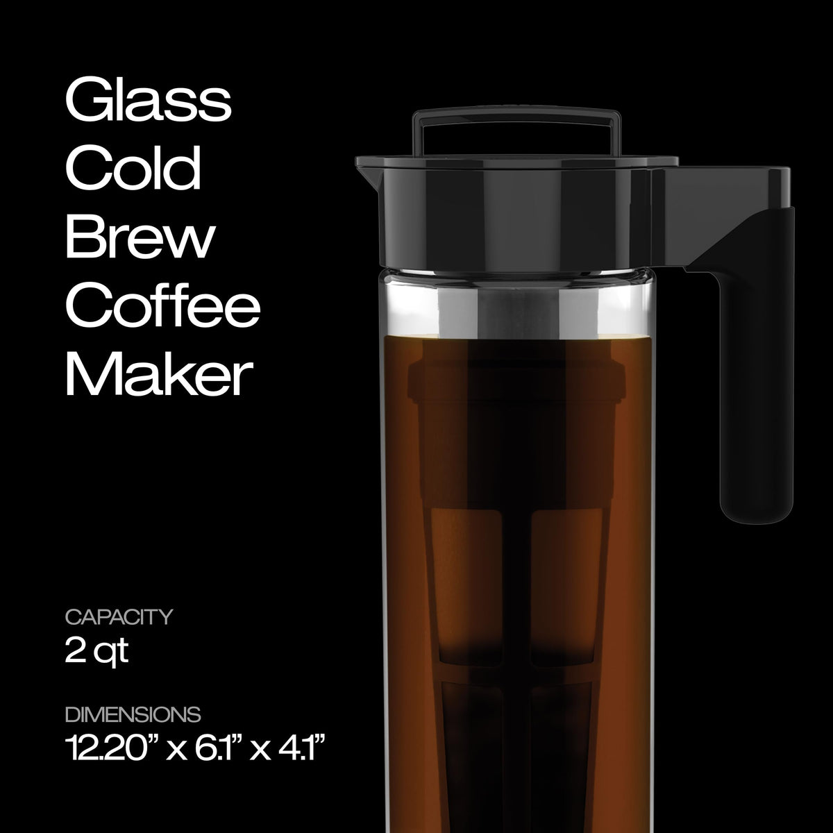 Takeya fine-mesh filter keeps grounds out for smooth cold brew
