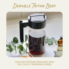 Takeya fine-mesh filter keeps grounds out of your brew.