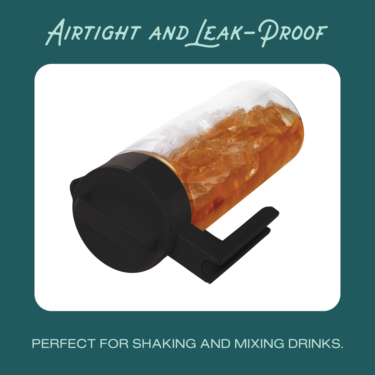 Takeya spill-proof spout ensures mess-free pouring for parties and daily refills.