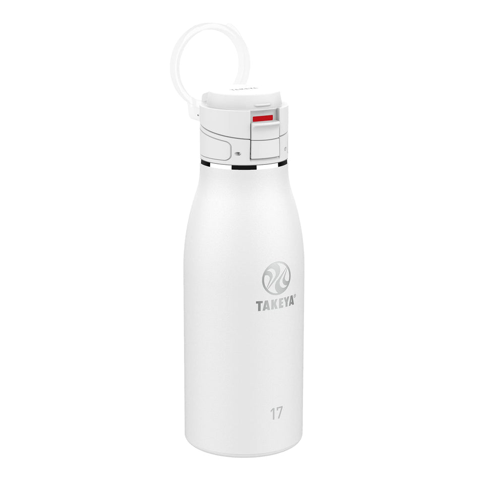 Takeya Traveler leakproof mug with loop handle for easy on-the-go sipping