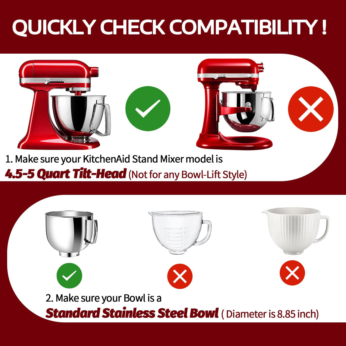Taladad large angled pour chute facilitates easy ingredient addition.
