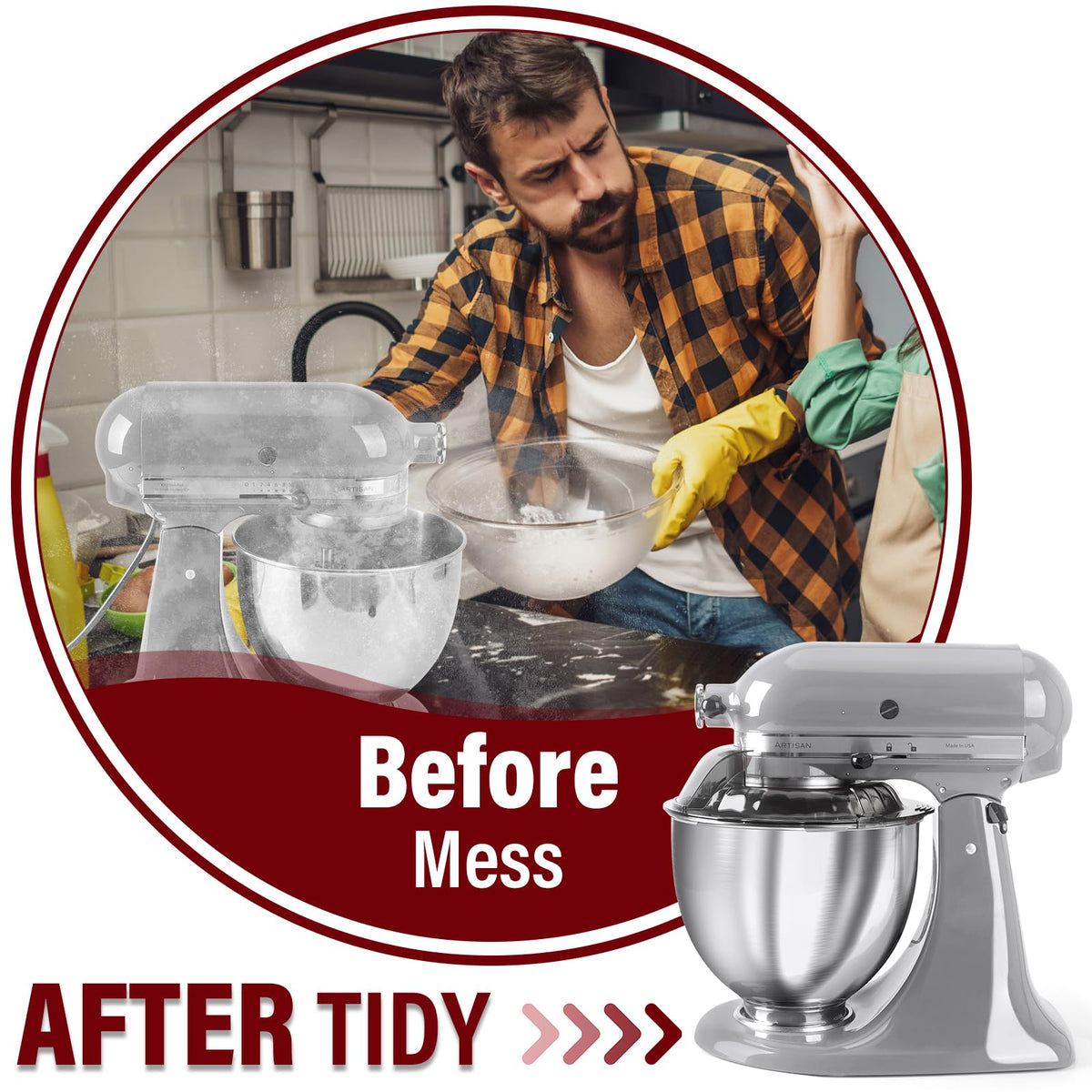 Taladad large angled pour chute simplifies ingredient addition
