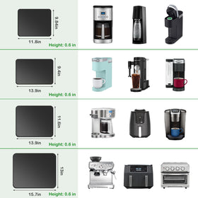 Taladad under-cabinet pull-out design keeps counter space organized.