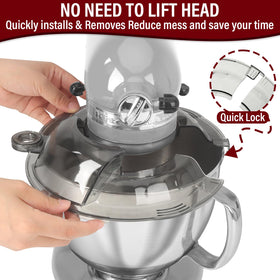 Taladad 4.5-5 qt tilt-head compatibility protects the bowl during mixing