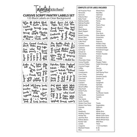 Talented Kitchen easy-peel labels simplify labeling on containers.