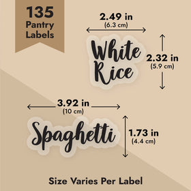 Talented Kitchen storage-bin label keeps bins organized.