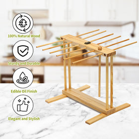 Talentree natural wood material adds kitchen appeal and durability.