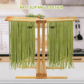 Talentree noodle drying rack angle design prevents slipping during drying.