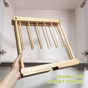 Talentree pasta dryer rack with 12 rods to keep noodles separated.