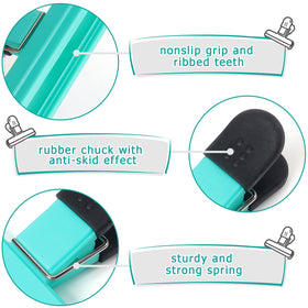Tamaki chip bag clip features ribbed teeth for a secure hold.