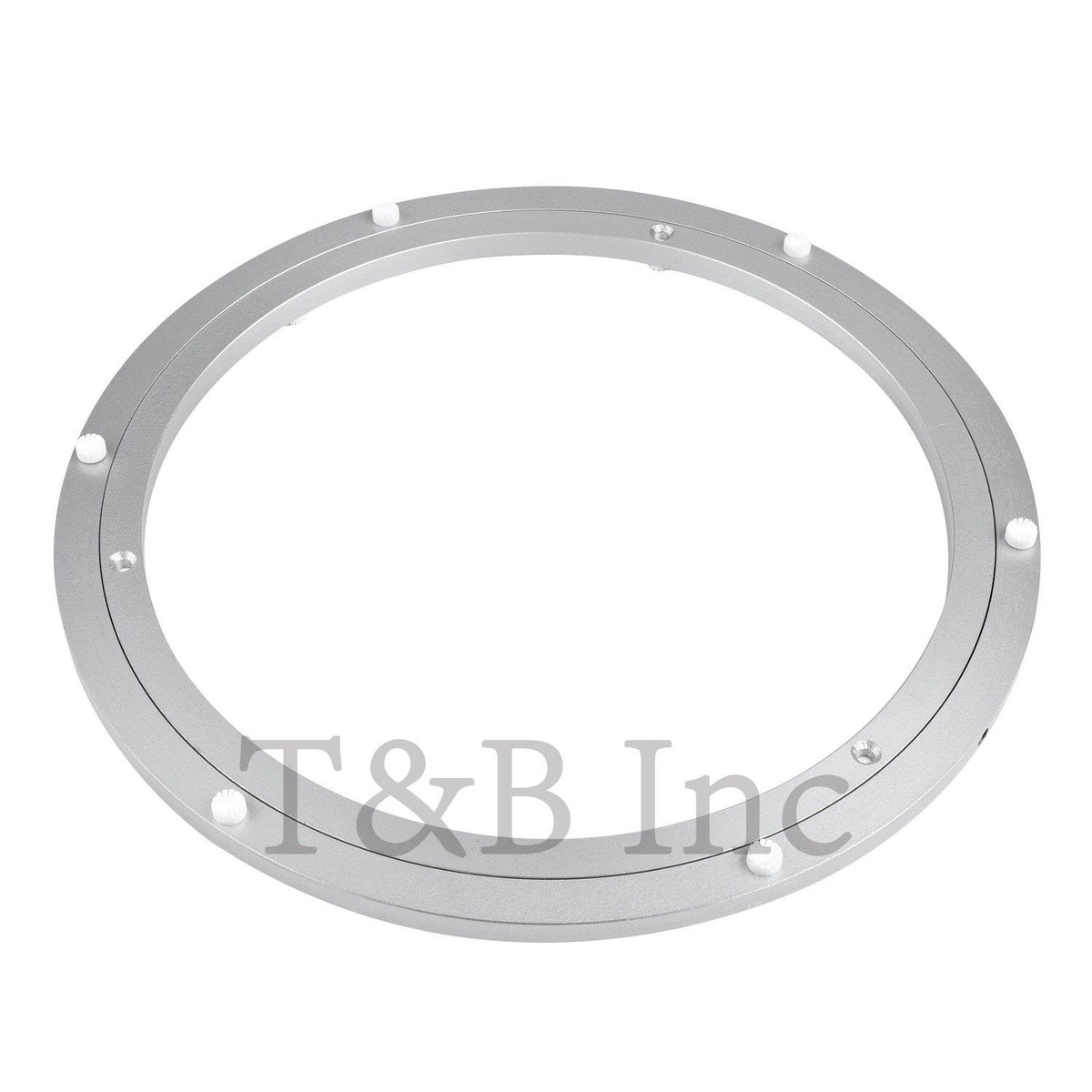 TamBee 12-inch lazy susan outer ring in action, smooth rotation for organized cabinet storage