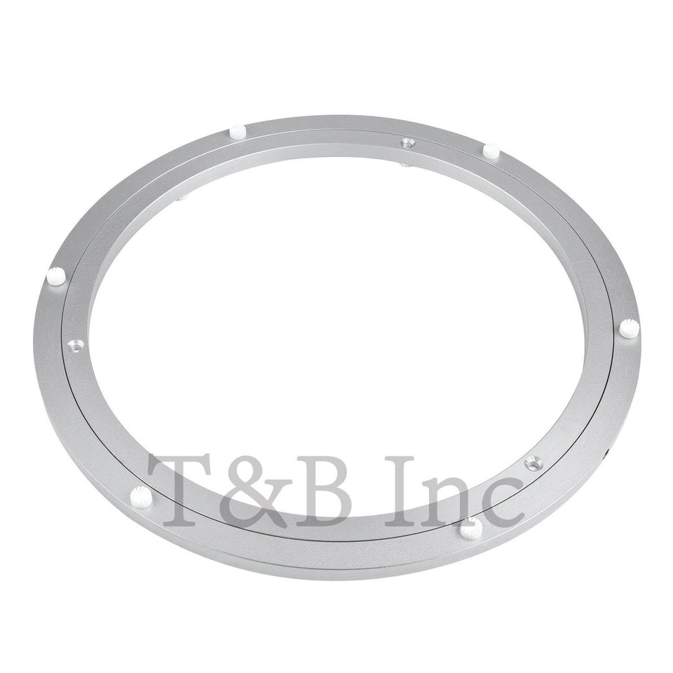 TamBee 12-inch lazy susan outer ring in action, smooth rotation for organized cabinet storage