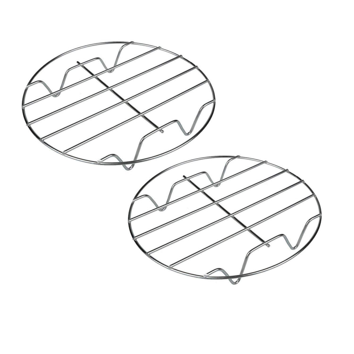 TamBee 8-inch round cooking rack fits air fryers for even browning.