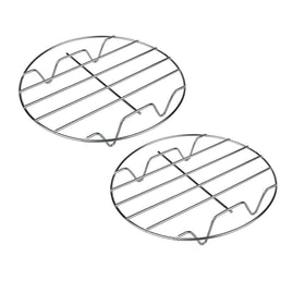 TamBee 8-inch round cooking rack fits air fryers for even browning.