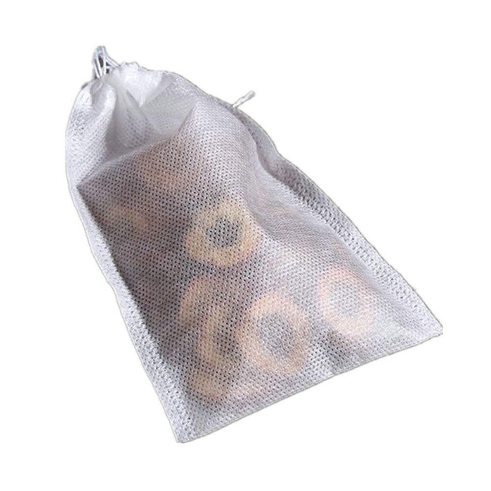 TamBee disposable tea bags in nonwoven fabric showing clean filtration for loose tea.