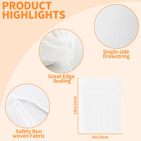 TamBee nonwoven tea bags filtration closeup for leakage-free infusion.