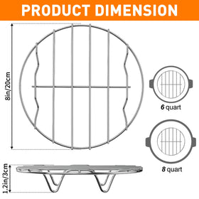 TamBee round cooling rack for baking keeps cookies crisp.