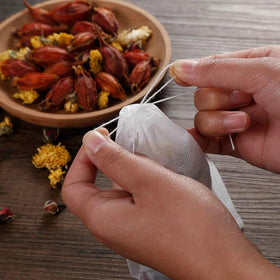 TamBee tea bags serve as bath tea or lavender sachets for soothing aromas.