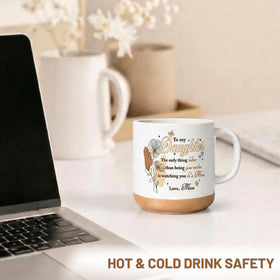 TAMUNBEE Durable stoneware mug for hot and cold beverages