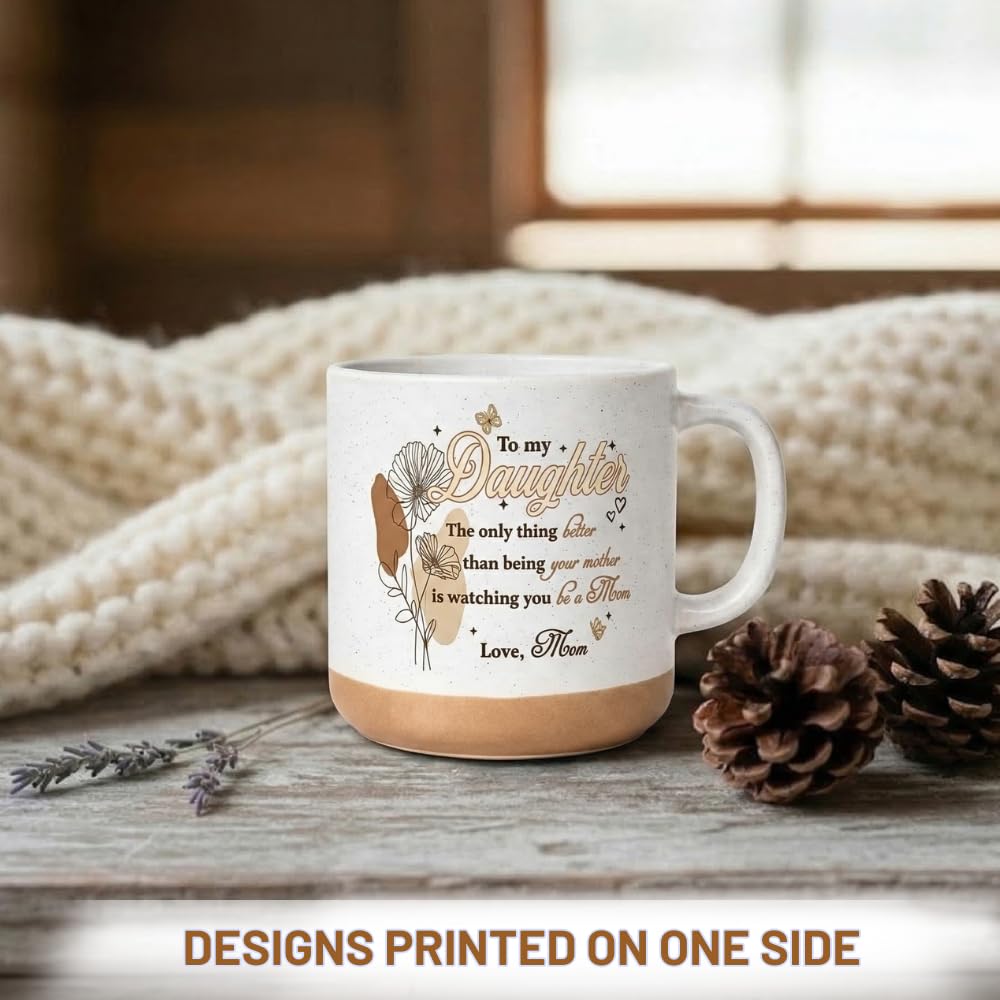 TAMUNBEE Farmhouse-style mug fits contemporary and rustic kitchens