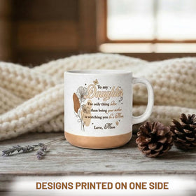 TAMUNBEE Farmhouse-style mug fits contemporary and rustic kitchens