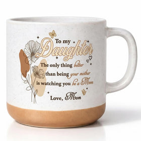 TAMUNBEE To My Daughter Mother's Day mug, 11oz, ideal daily coffee ritual