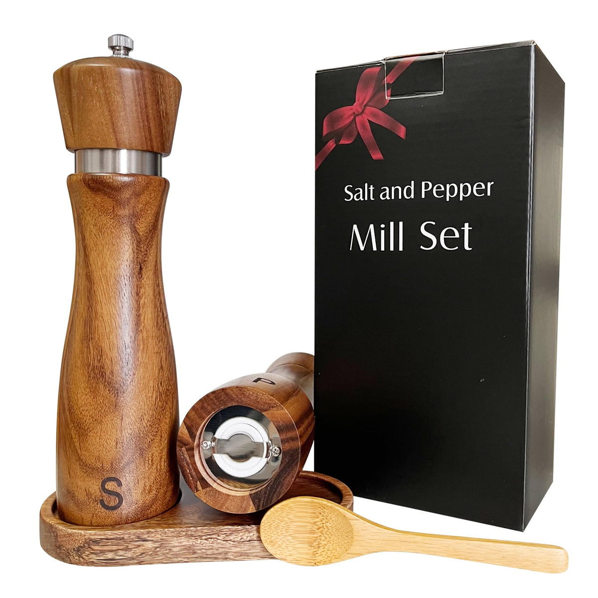 TanAndLin gift-ready box with tray and spoon for gifting