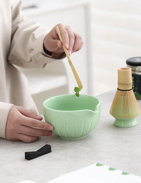 TANG PIN Matcha Set bamboo whisk for creamy, frothy matcha