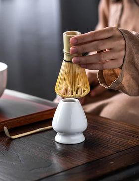 TANG PIN ceramic chasen holder keeps whisk dry and organized