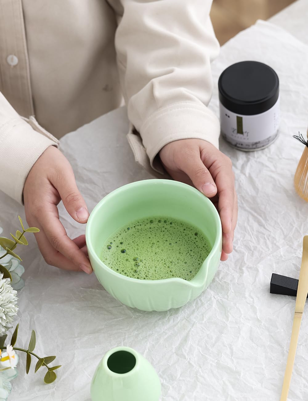 TANG PIN Matcha Set eco-friendly bamboo components support sustainable use