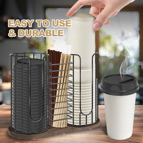 Tanggiteck wood base adds stability and a warm farmhouse touch to your counter.