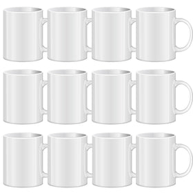 TANGLONG 11oz sublimation mug blank front view for personalized designs
