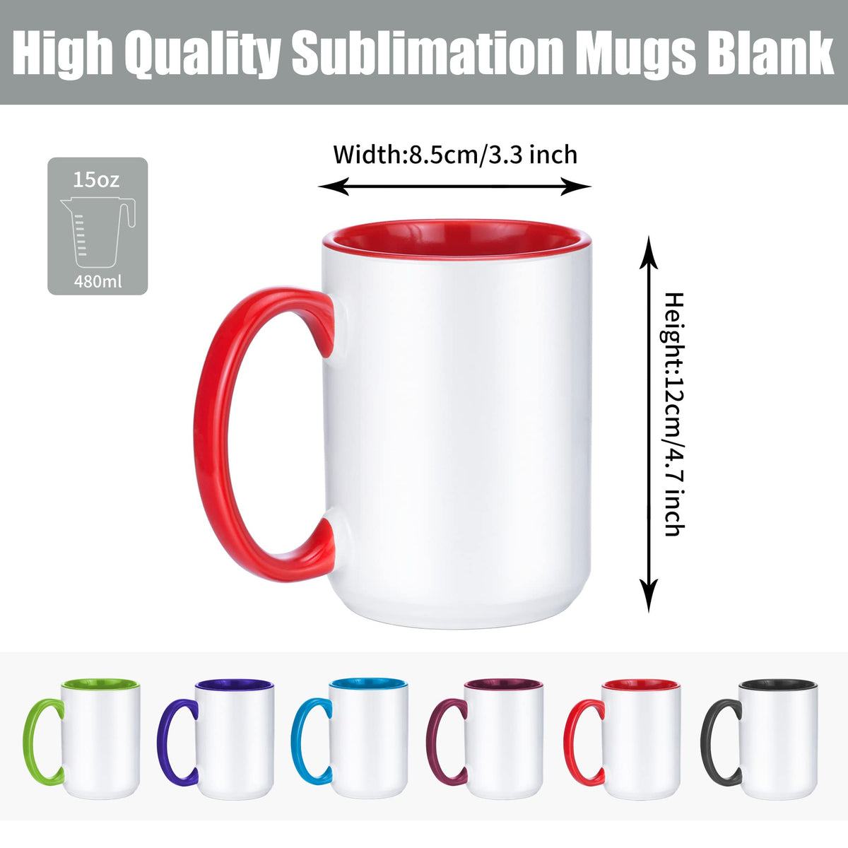TANGLONG heat press ready mug, ideal for personalized gifts and promotions.