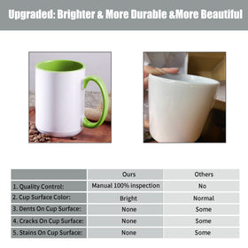 TANGLONG premium-coated mug resists fading after washing for long-term use.