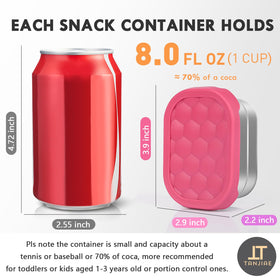 Tanjiae 8oz snack set shown for easy on-the-go portions.