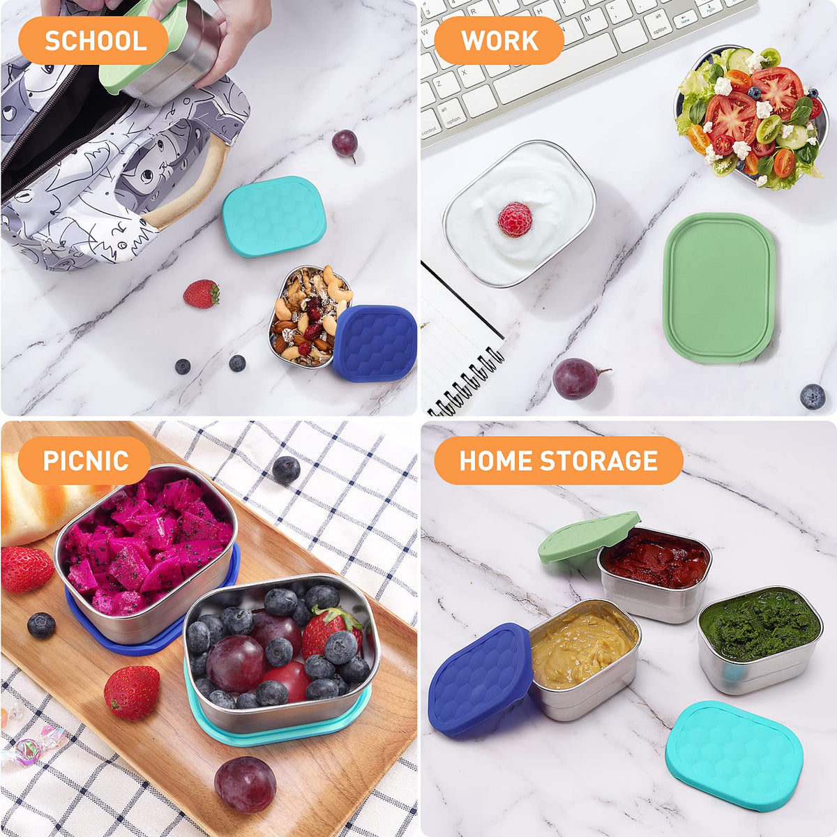 Tanjiae cute design encourages kids to grab and go.