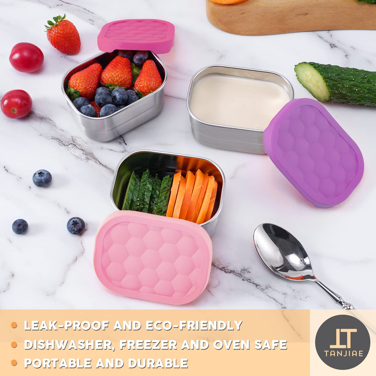Tanjiae dishwasher-safe containers simplify cleanup after meals.