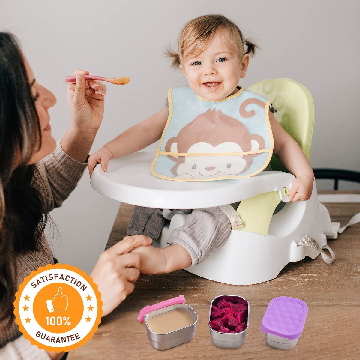 Tanjiae eco-friendly reusable snack containers reduce plastic waste.