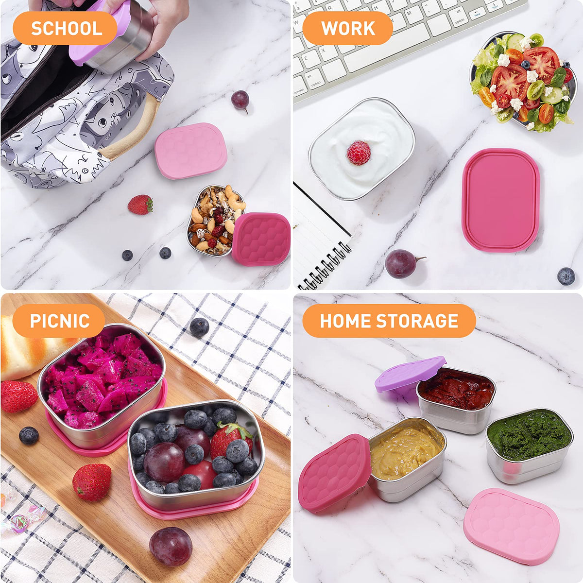 Tanjiae food-grade stainless steel construction ensures safe eating.