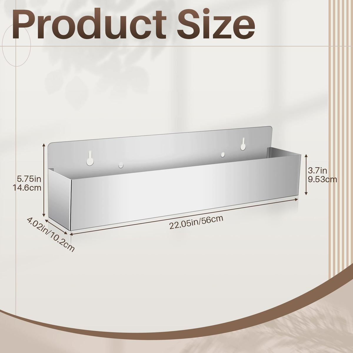 Tanlade wall-mounted spray bottle rack keeps spray bottles within reach.
