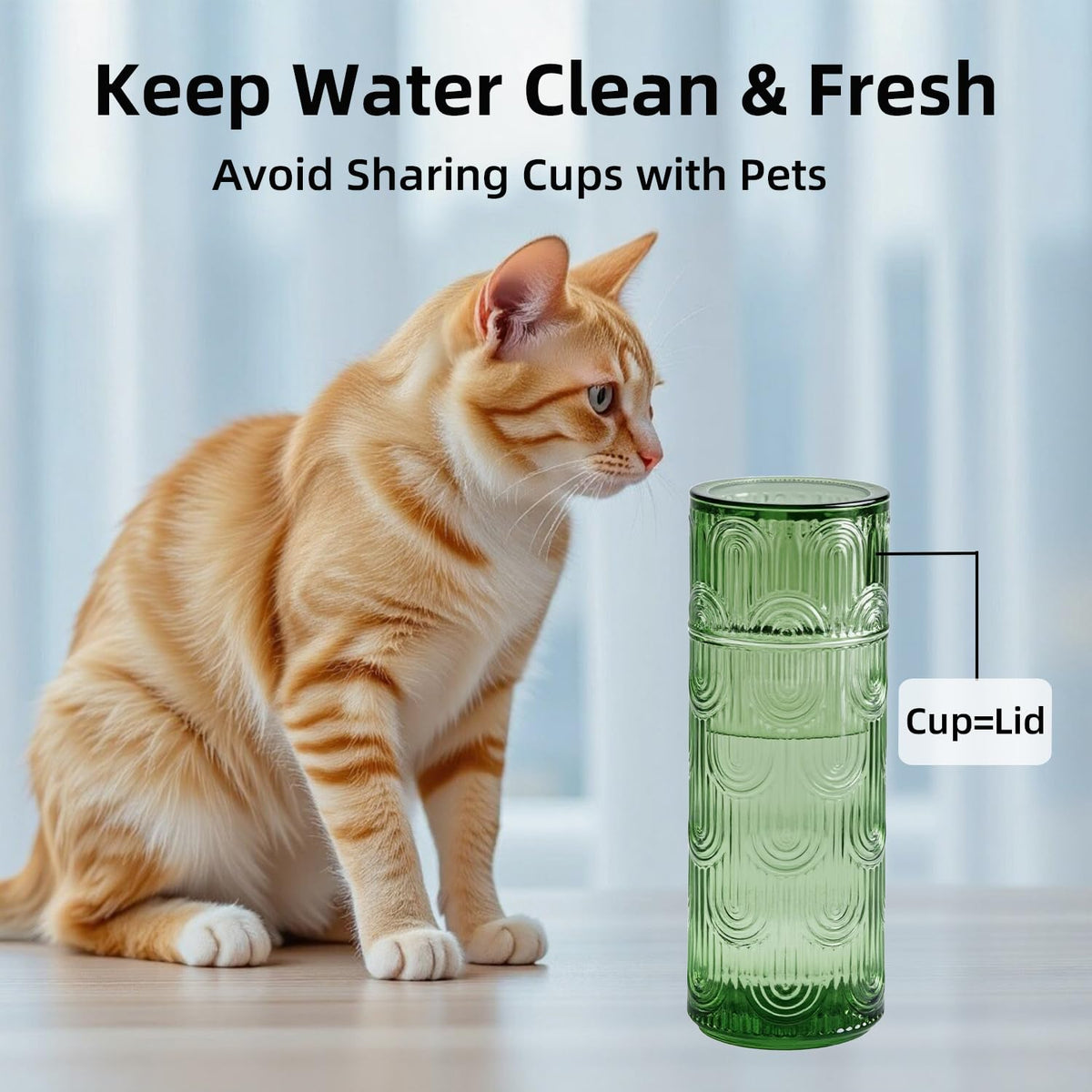 TANMESSO carafe is dishwasher-safe for quick cleaning.