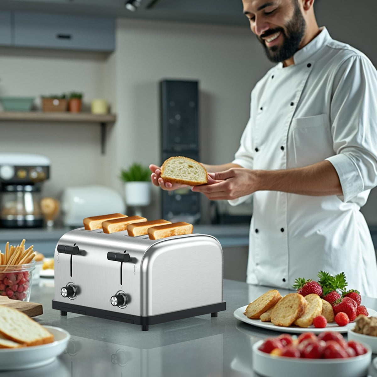 Tanxinxin toaster restaurant-grade performance for busy venues