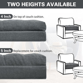 TANYOO cushion on sofa demonstrates easy setup and use